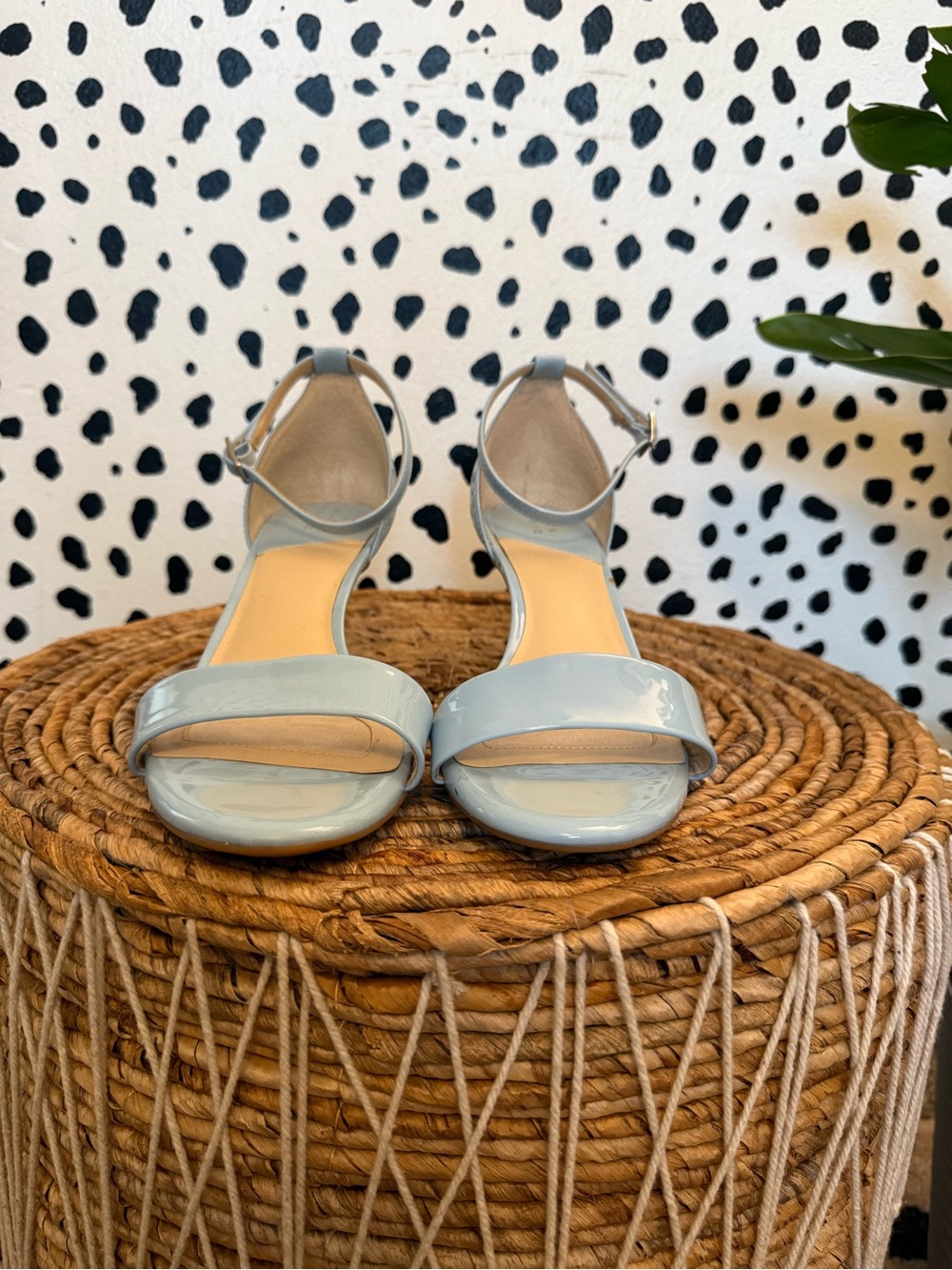 Alex Marie Elegant Belinda Blue Dream Patent Ankle-Strap Heels - Picture 3 of 8